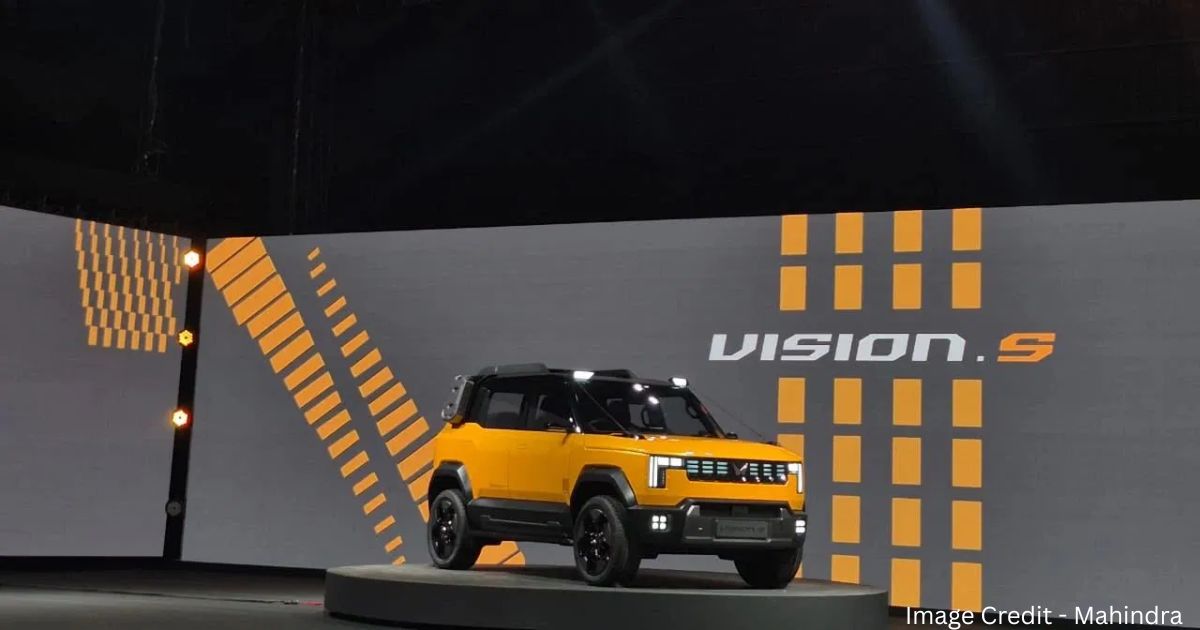 You are currently viewing टेस्टिंग के दौरान दिखी Mahindra Vision S की झलक, Tata Sierra को देगी टक्कर